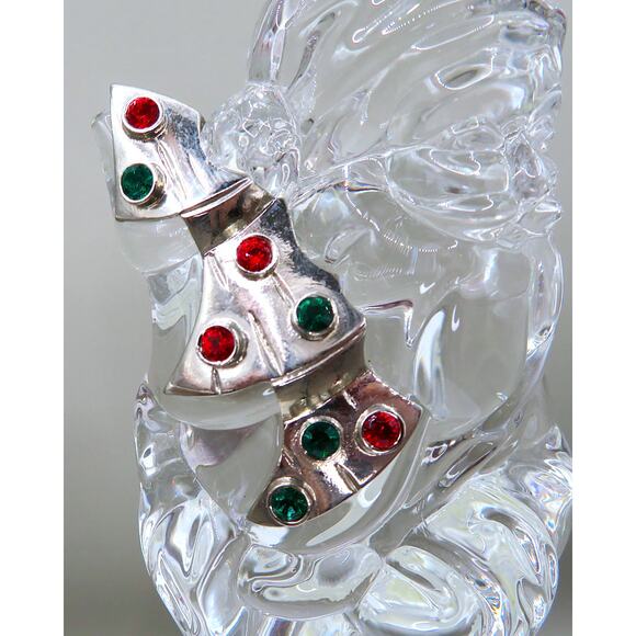 Lenox Pave Jewels Olde World Santa Full Lead Crystal Figurine Made in Germany 7" - Picture 6 of 11